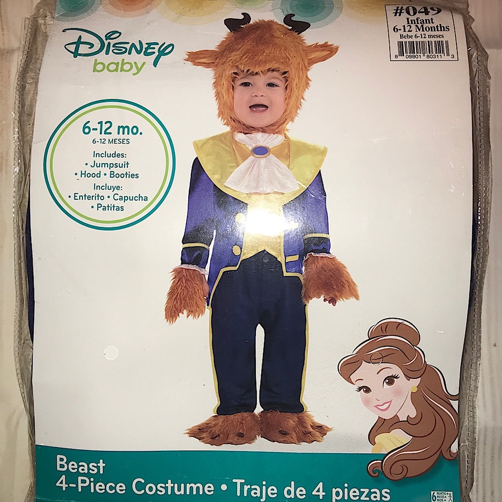 Disney Baby Halloween”Beauty and the Beast”costume